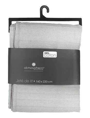 Jeté de lit 160x220 canard coton