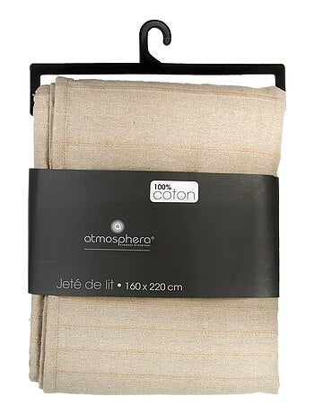 Jeté de lit 160x220 canard coton