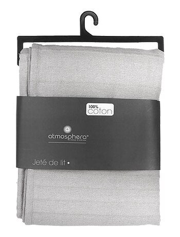 Jeté de lit 230x250 lin coton