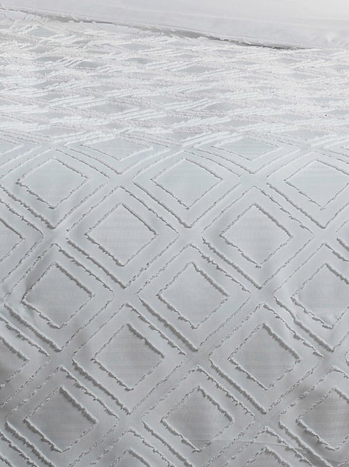 Jeté de lit à losanges - Kiabi