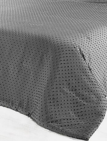 Jeté de lit à petits pompons