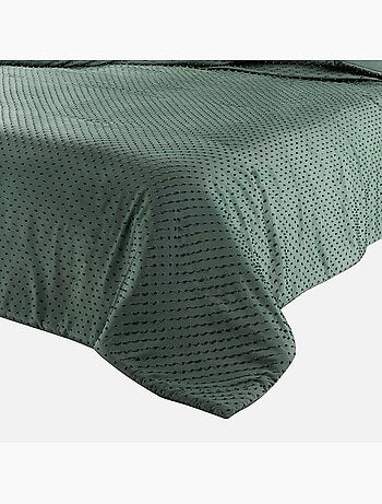 Jeté de lit à petits pompons