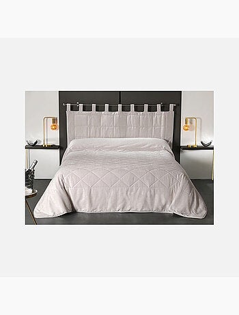 Jeté de lit aspect velours