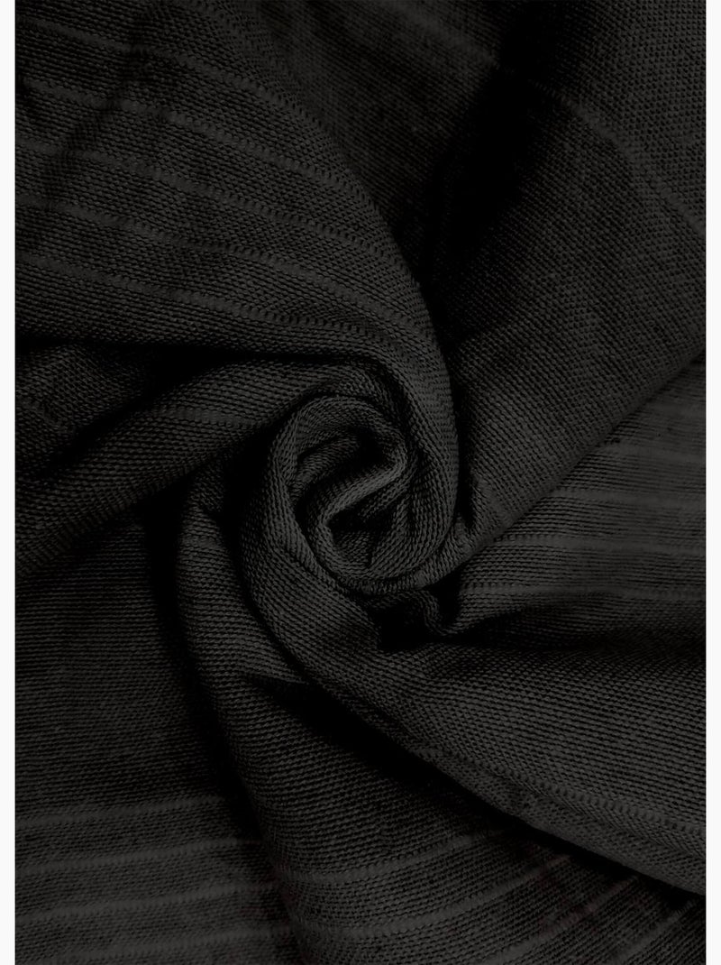 Jeté de lit, canapé, plaid ADELE par Soleil d'ocre gris anthracite - Kiabi