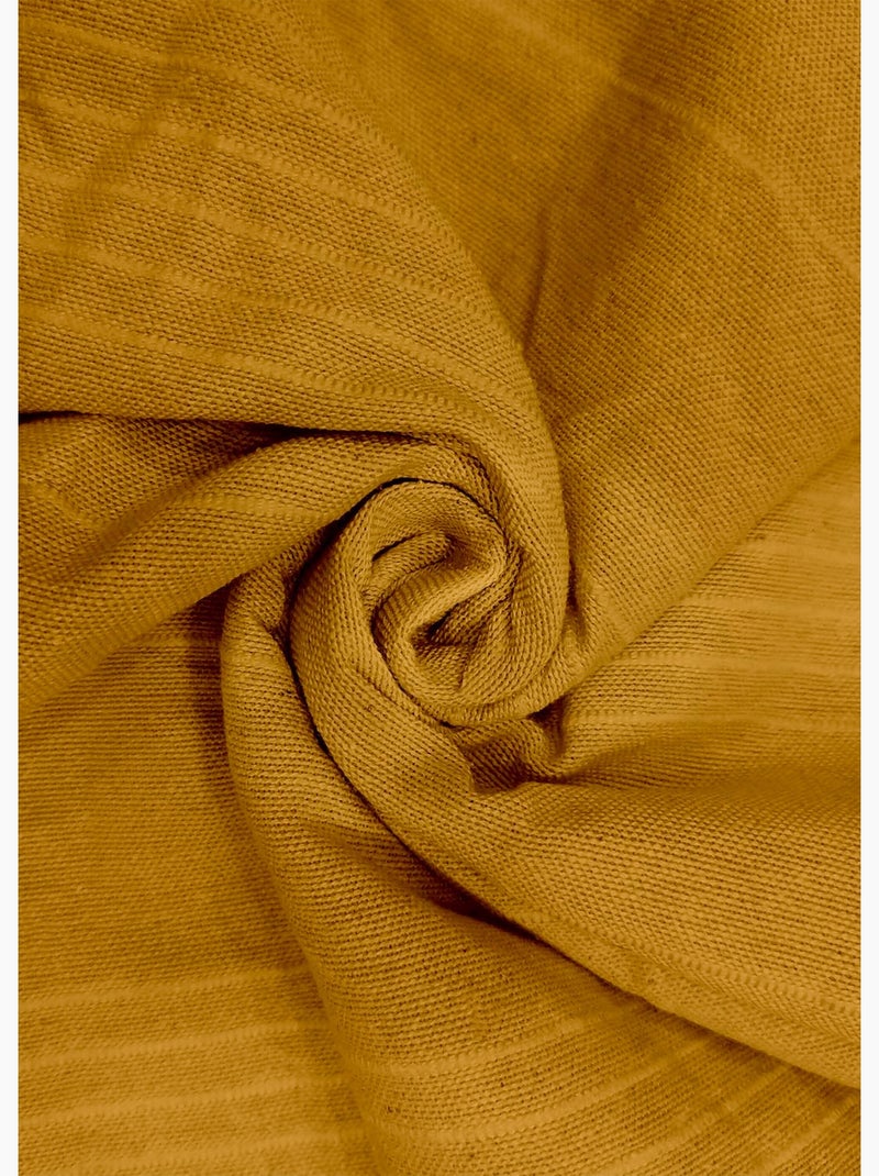 Jeté de lit, canapé, plaid ADELE par Soleil d'ocre Jaune - Kiabi