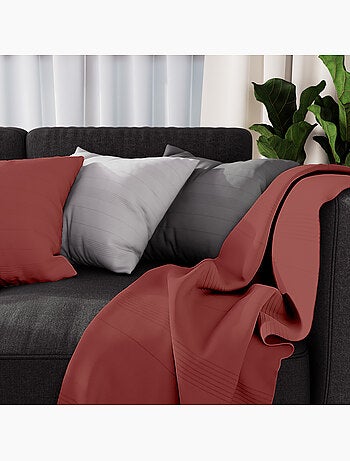 Jeté de lit, canapé, plaid ADELE par Soleil d'ocre