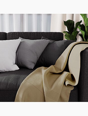 Jeté de lit, canapé, plaid ADELE par Soleil d'ocre