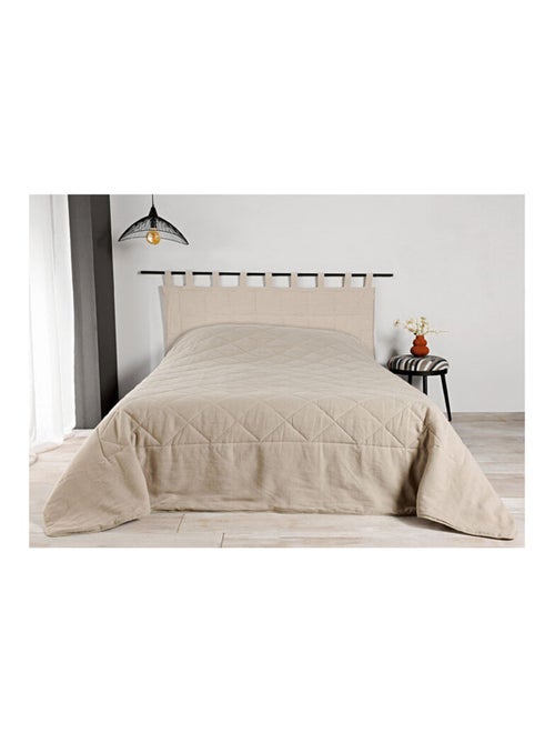 Jeté de lit en 100% lin - Kiabi