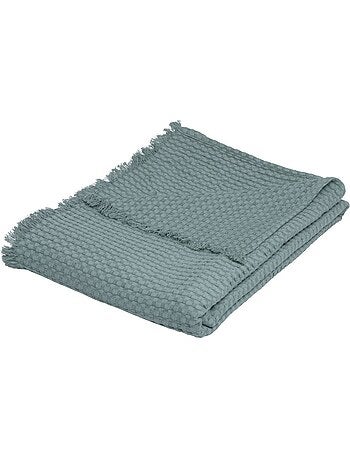 Jeté de lit en coton à franges ou brodé widdy