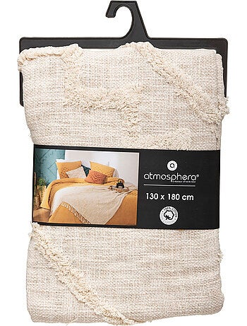 Jeté de lit en coton tufté INCA