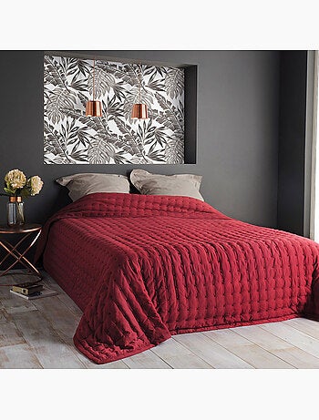 Jeté de lit matelassé et uni