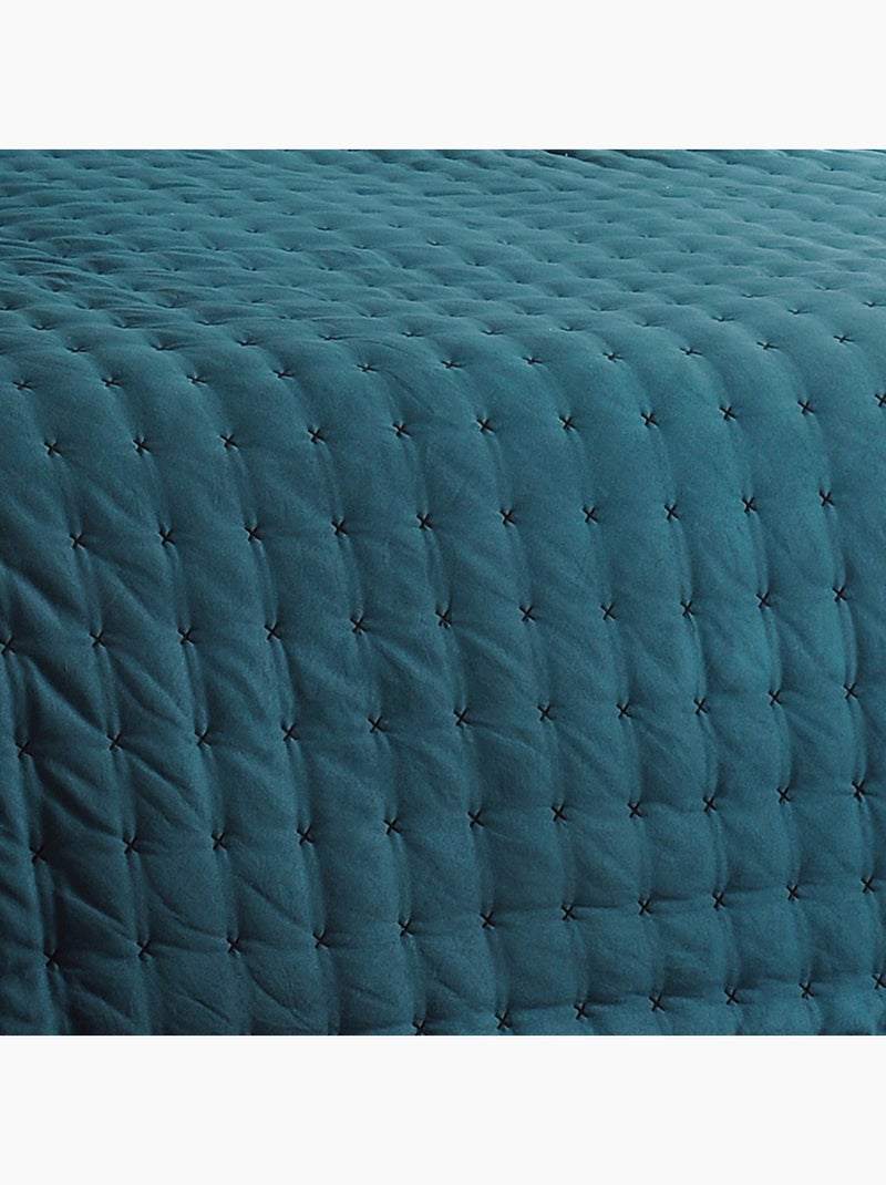 Jeté de lit matelassé et uni Vert kaki - Kiabi