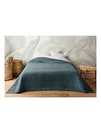 Jeté de lit matelassé léger motif capitonné