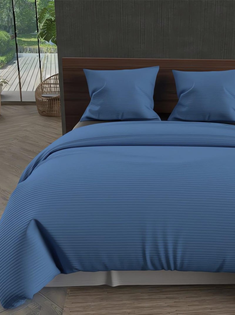 Jeté de lit matelassé LEO Bleu - Kiabi