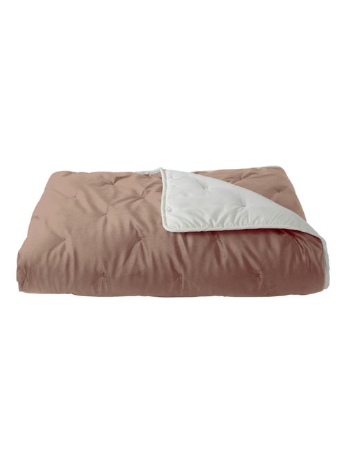 Jeté de lit réversible en velours et microfibre - Kiabi Jeté de lit réversible en velours et microfibre - Kiabi