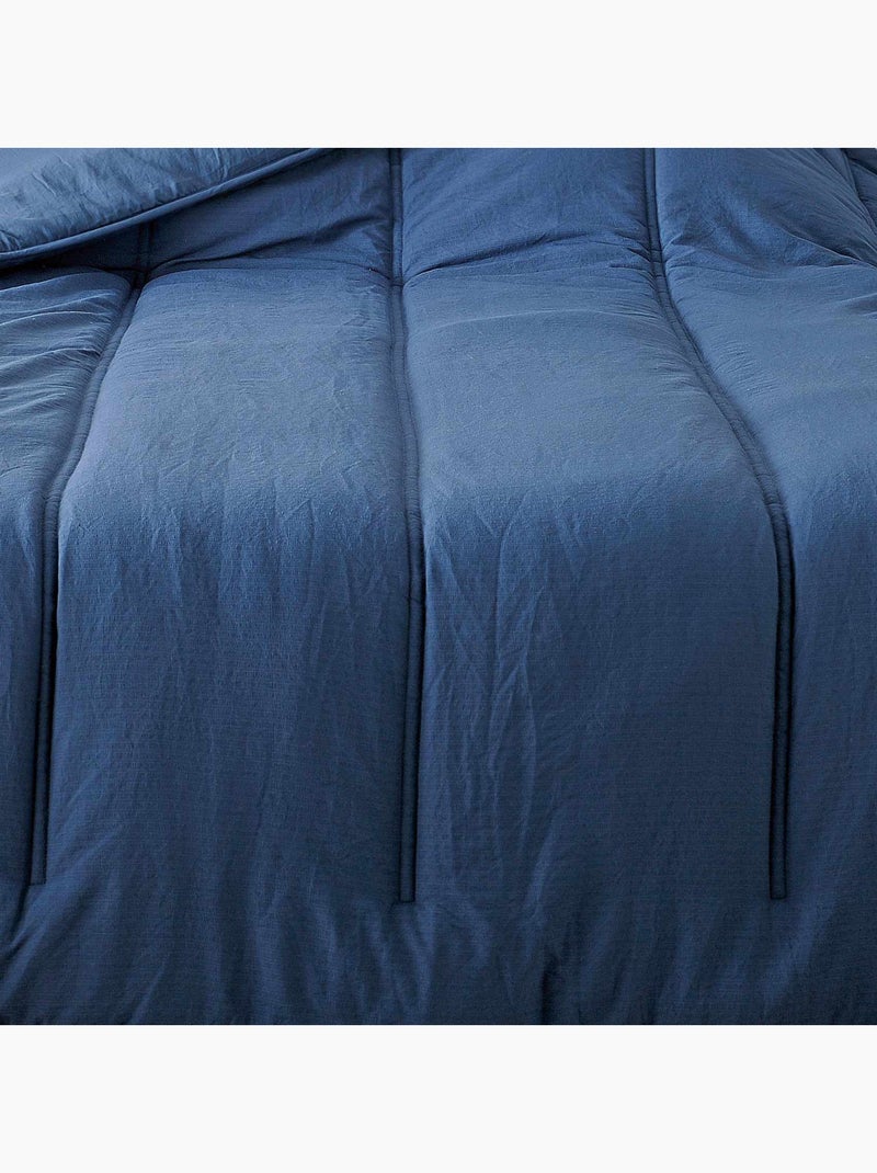 Jeté de lit uni Bleu marine - Kiabi