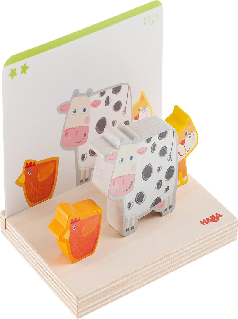 Jeu à empiler 3D À la ferme Beige - Kiabi