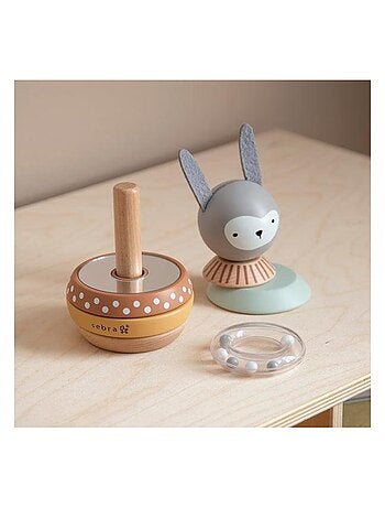 Jeu à empiler en bois Lapin en Bois
