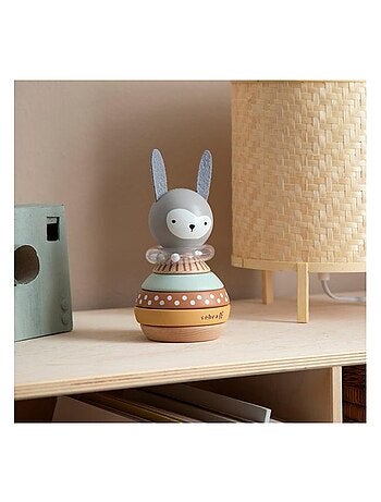 Jeu à empiler en bois Lapin en Bois