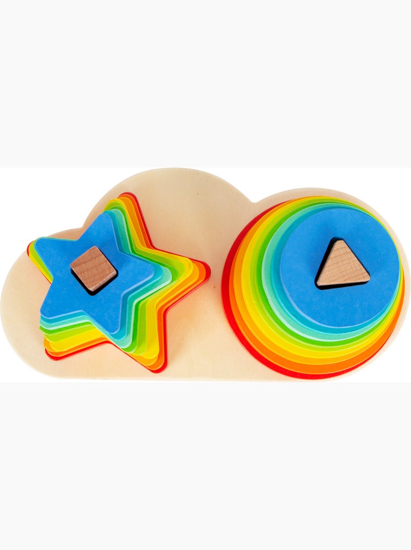Jeu à encastrer Arc-en-ciel Beige - Kiabi