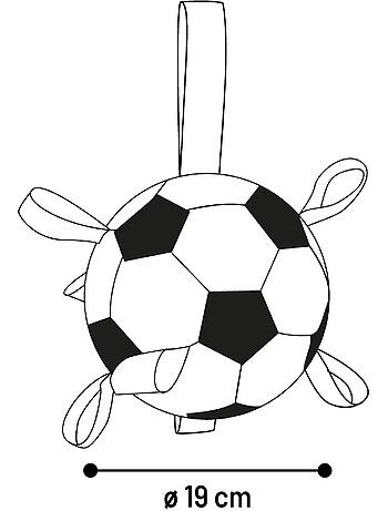 Jeu ballon de football pour chien towa