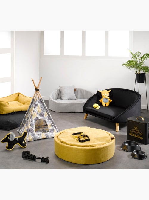 Jeu corde multi noeuds noir pour chien - Kiabi