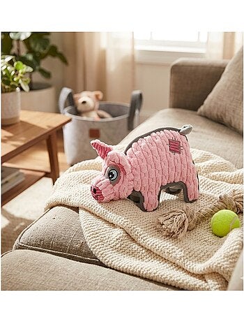 Jeu couineur cochon pour chien 16 x 24 cm