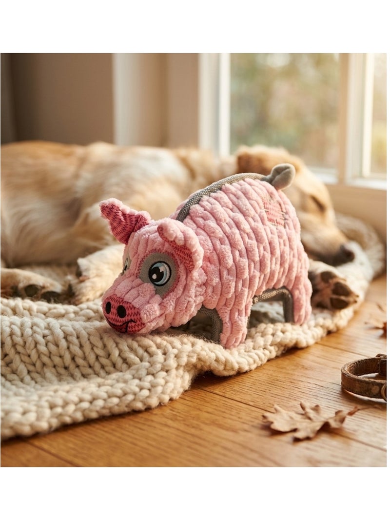 Jeu couineur cochon pour chien 16 x 24 cm Rose - Kiabi