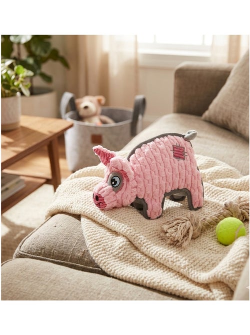 Jeu couineur cochon pour chien 16 x 24 cm - Kiabi