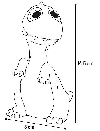 Jeu couineur una le dinosaure