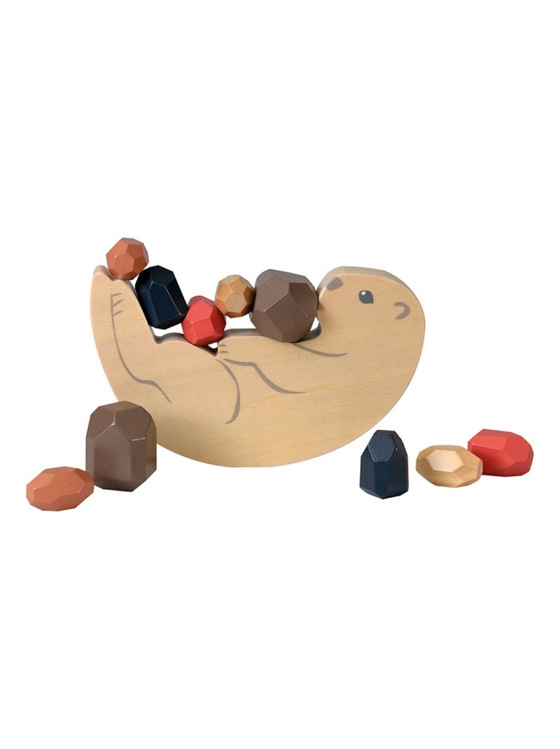 Jeu d equiibre en bois - Loutre N/A - Kiabi
