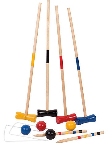 Jeu d'adresse - Croquet En Bois 4 Joueurs