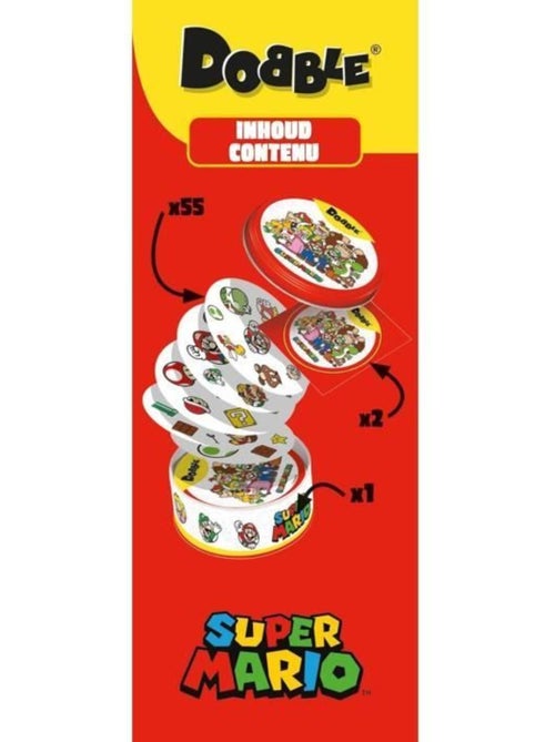 Jeu d’ambiance - Nintendo - Dobble : Super Mario - 2 joueurs ou plus - 6 ans et plus - Multicolore - Kiabi