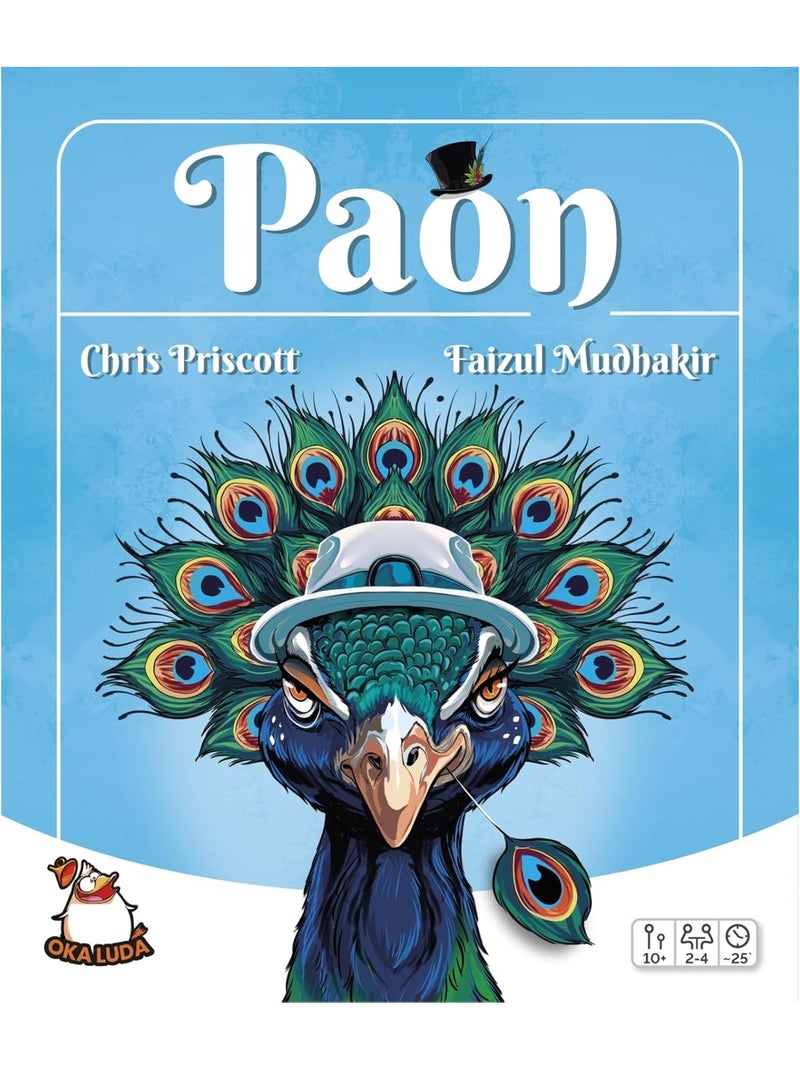 Jeu d'ambiance paon Bleu - Kiabi