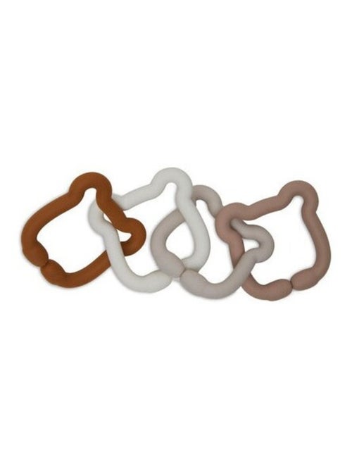 Jeu d'anneaux Silicone Teddy Bear en Silicone Jollein - Kiabi