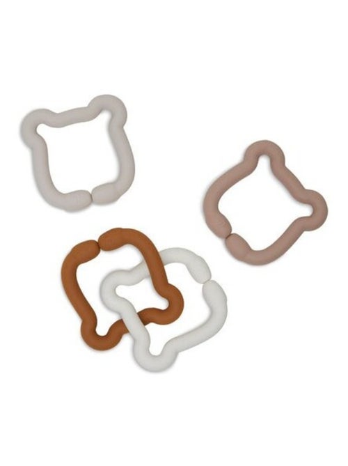 Jeu d'anneaux Silicone Teddy Bear en Silicone Jollein - Kiabi