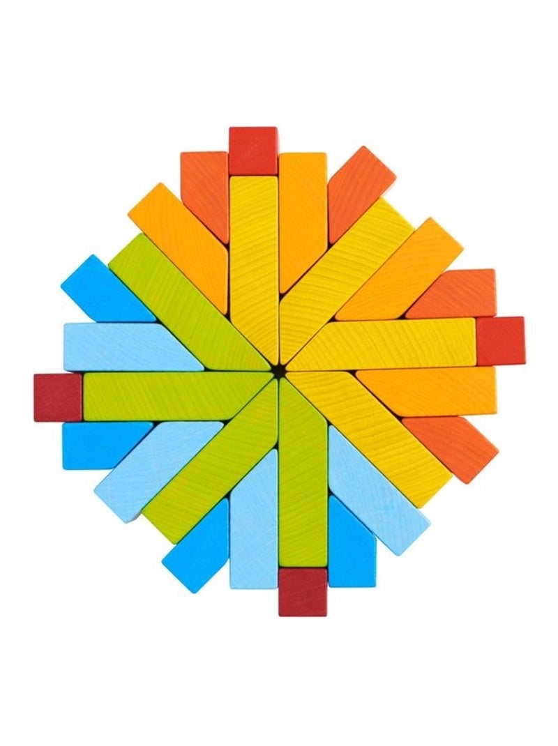 Jeu d'assemblage 3D - Pierres créatives Orange - Kiabi