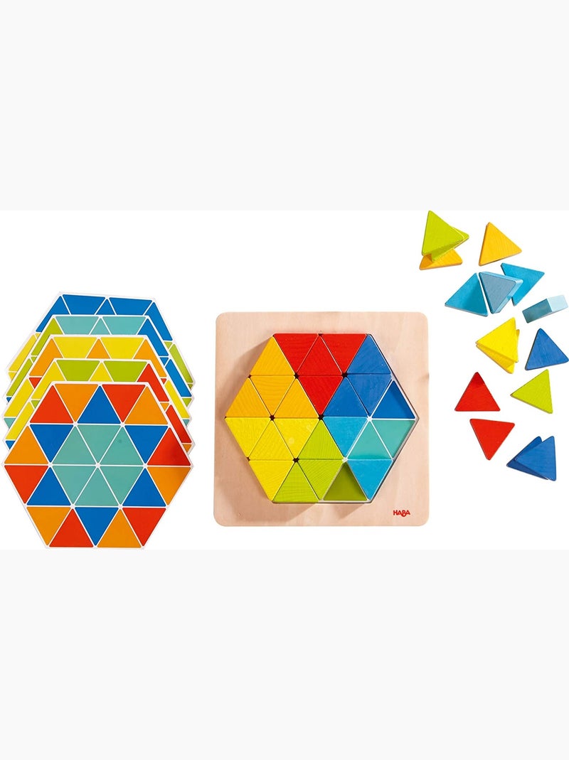 Jeu d’assemblage Triangles magiques Beige - Kiabi