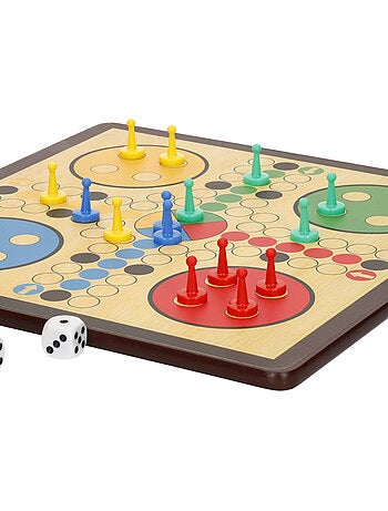 Jeu de 10 jeux de société avec boîte d'organisation en bois cb games