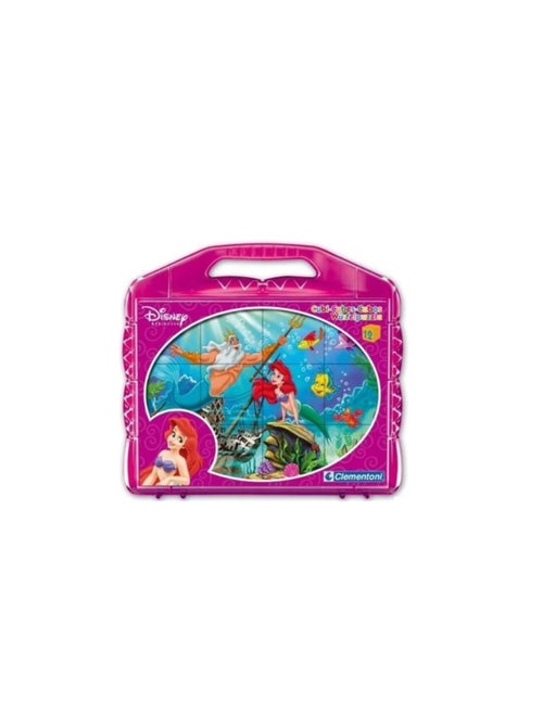 Jeu de 12 Cubes puzzles Disney La petite sirène 6 Puzzles en 1 - Kiabi