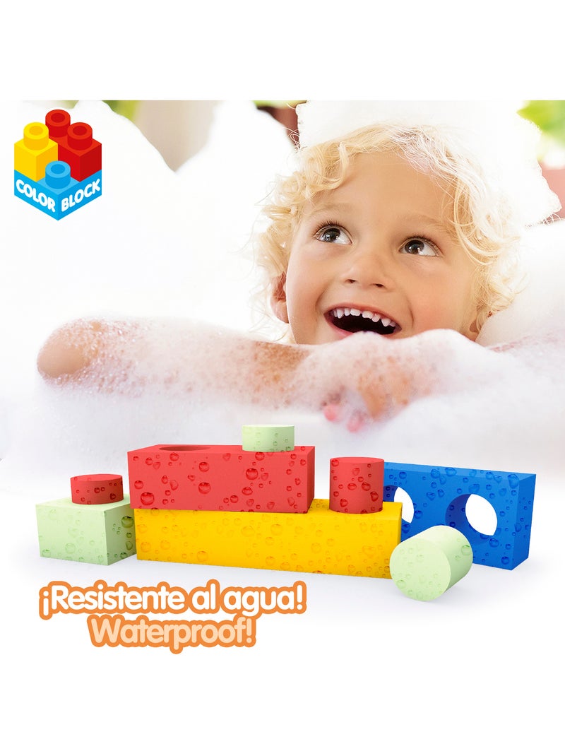 Jeu de 32 blocs de construction en caoutchouc color block N/A - Kiabi