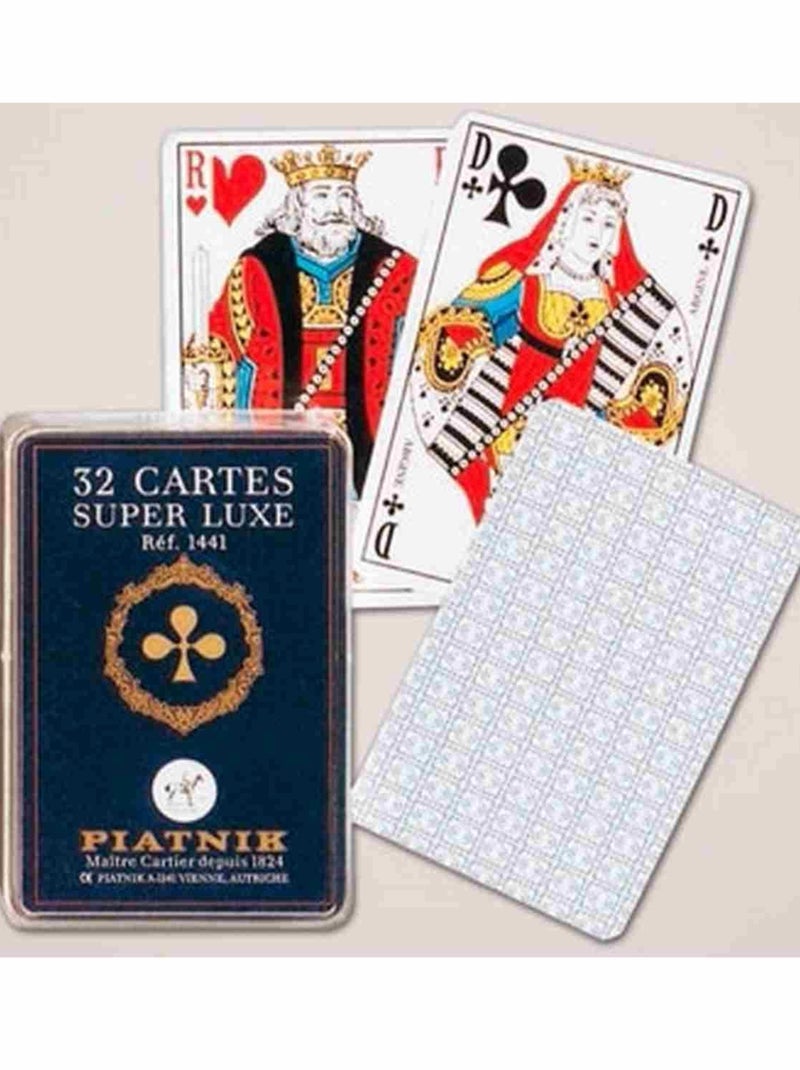 Jeu de 32 cartes Cartes françaises : Super Luxe N/A - Kiabi