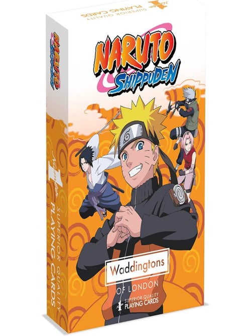 Jeu de 54 cartes - theme Naruto - Kiabi