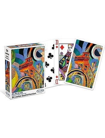 Jeu de 54 cartes air, fer et eau