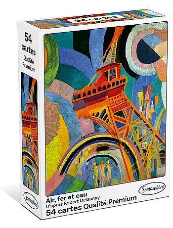 Jeu de 54 cartes air, fer et eau