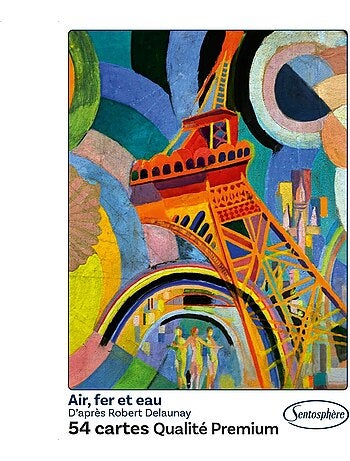 Jeu de 54 cartes air, fer et eau