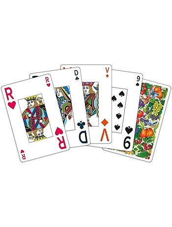Jeu de 54 cartes fruits d'été