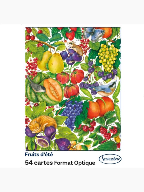 Jeu de 54 cartes fruits d'été - Kiabi