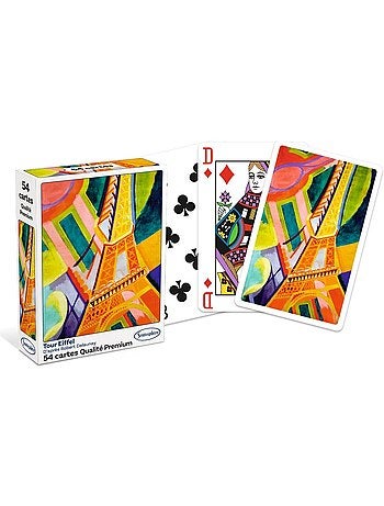 Jeu de 54 cartes tour eiffel