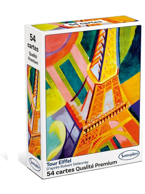 Jeu de 54 cartes tour eiffel - Kiabi
